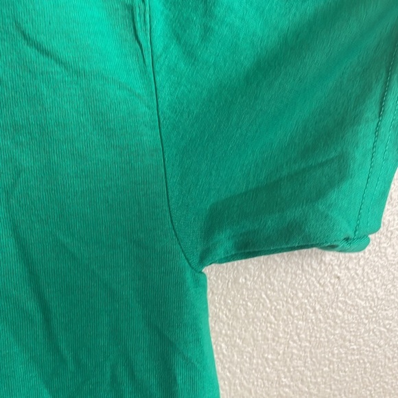 Gildan DryBlend Christmas Santa with Reindeer Bedazzled Tee Shirt - Picture 5 of 8